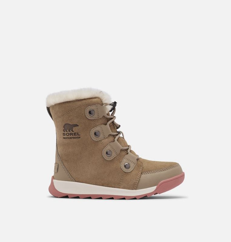 Kids Snow Boots Khaki - Sorel Childrens Whitney™ II Suede - 875-CIFBPG